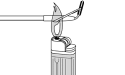 How to remove worn or broken rod guides