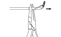 How to remove worn or broken rod guides