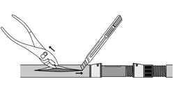 How to remove reel seat: Step 1