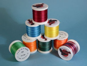 Fishhawk Varigated Nylon Thread: selection of Varigated thread