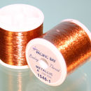 Orange Metallic thread 100 yard 
