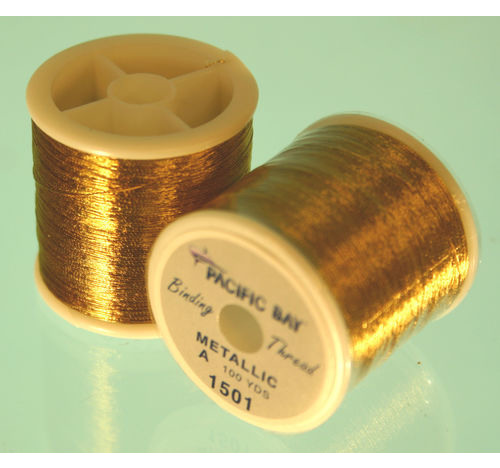 Old Gold Metallic thread 100 yard 