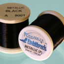 Metallic P thread 100 meter Spool Black