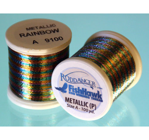 Metallic P thread 100 meter Spool Rainbow