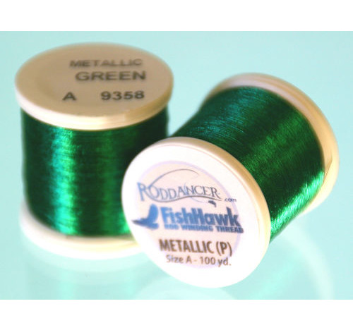 Metallic P thread 100 meter Spool GREEN