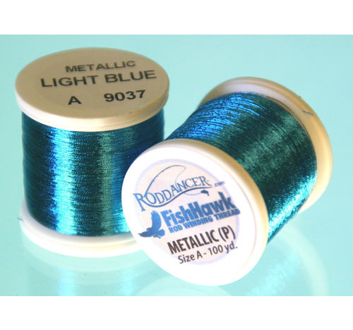 Metallic P thread 100 meter Spool Light Blue