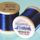 Metallic P thread 100 meter Spool Royal Blue