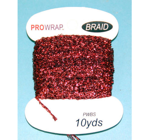 PROWRAP Metallic Braid Red