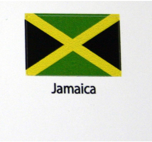 Jamaica Flag decal 3 pack