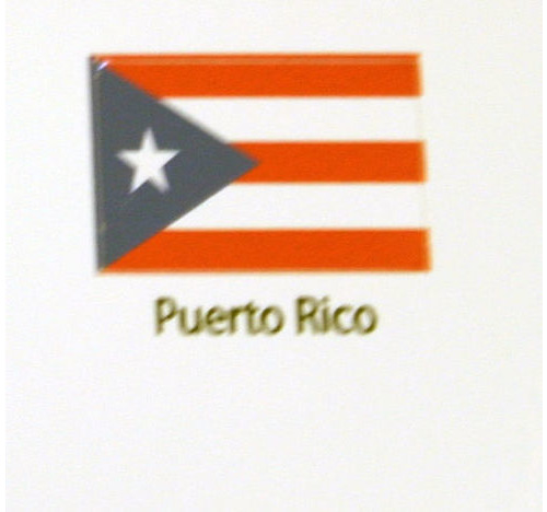 Puerto Rico Flag decal 3 pack