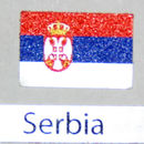 Serbia Flag Decal 3 pack