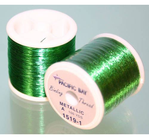 Green Metallic thread 100 yard 