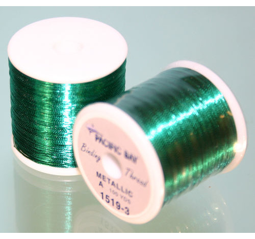 Dark Green Metallic thread 100 yard 