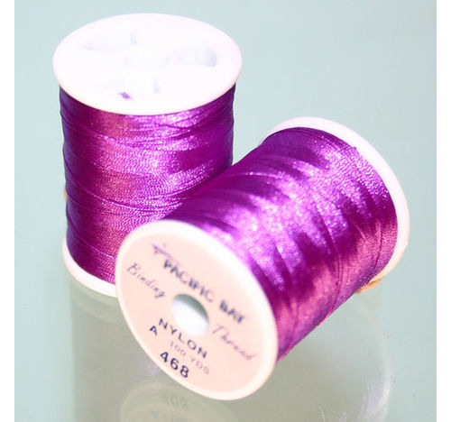 Bobines de 100 yards/mètres de fil en nylon calibre A violet.