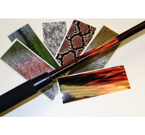 the range with fire on a rod