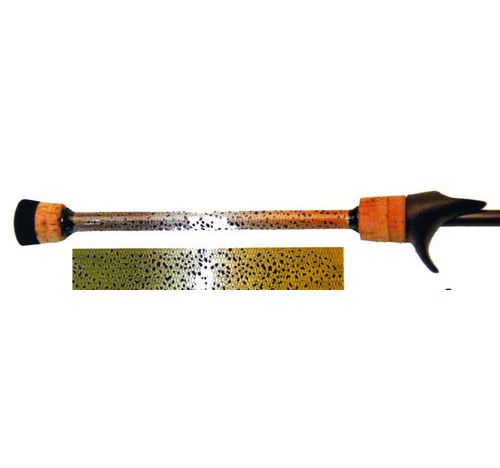 brown trout on a rod