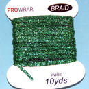 PROWRAP Metallic Braid Green