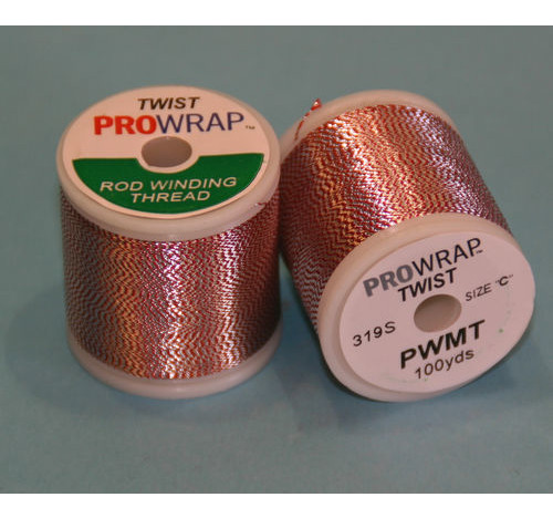 Prowrap metallic twist Red & Silver