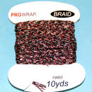 PROWRAP Metallic Braid Red/Silver/Black