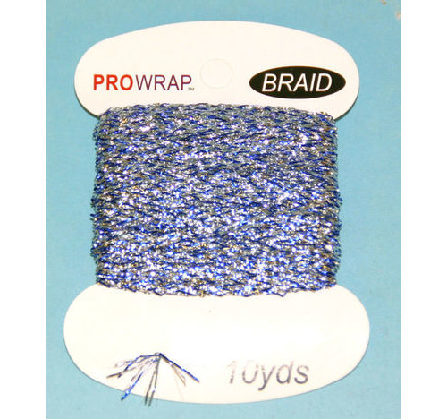PROWRAP Metallic Braid Blue / Silver