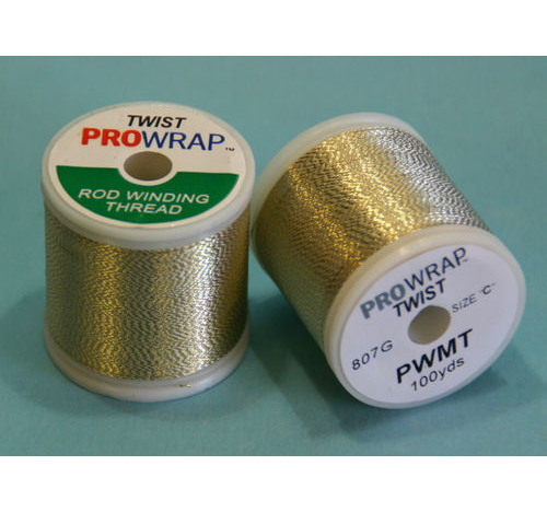 Prowrap metallic twist White & Gold