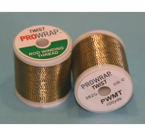 Prowrap metallic twist Black & Gold