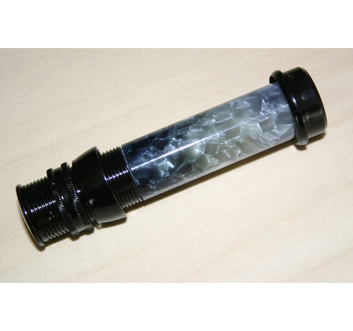 Acrylic Blue Roan Mix with Black fittings