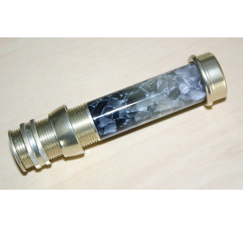 Acrylic Blue Roan Mix with Nickle Silver fittings