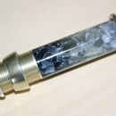 Acrylic Blue Roan Mix with Nickle Silver fittings