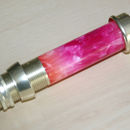 Acrylic Coral Mix with Nickle Silver fittings