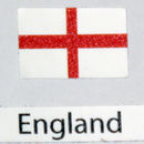 Calcomanía bandera Inglaterra pack de 3