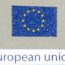 Decalcomania bandiera Unione europea confezione da 3