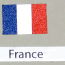Aufkleber mit französischer Flagge 3er-Pack