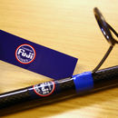 Fuji Logo on wrap 25mm x 90mm 