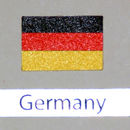 Aufkleber mit deutscher Flagge 3er-Pack