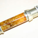 Acrylic Gold/Amber with Nickle Silver fittings