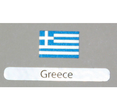 Greece Flag Decal 3 pack