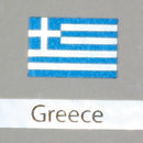 Decalcomania bandiera Grecia confezione da 3