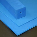 Duplon 3 mm Blatt x 230 x 350 blau