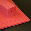 Duplon 6 mm sheet x 230 x 350 Red
