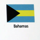 Bahamas Flag decal 3 pack