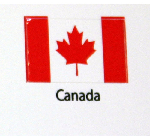 Canada Flag decal 3 pack