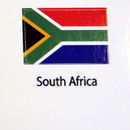 South Africa Flag decal 3 pack