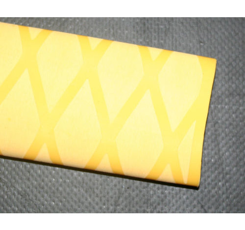 X weave Shrink Wrap Tubing 25 mm Yellow