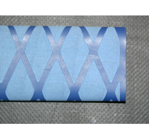 X weave Shrink Wrap Tubing 20 mm Blue
