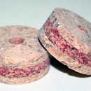 Coloured cork ring 1/3 Stacked RED