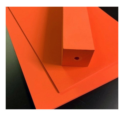 Duplon 6 mm sheet x 230 x 350 Neon Orange