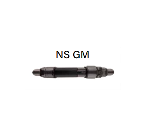 NS-GM 6 shiny grey plate reel seat 133mm long