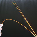 Painted Orange Glass tip 0.9mm tip x 5.0 mm butt x 600mm long