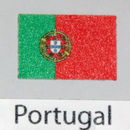 Aufkleber mit portugiesischer Flagge 3er-Pack